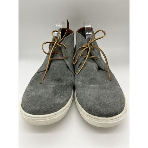 Mens Kenneth Cole Reaction MR62491SU Nine To Five SU Gray Suede Shoe Size 11.5 - Picture 2 of 9